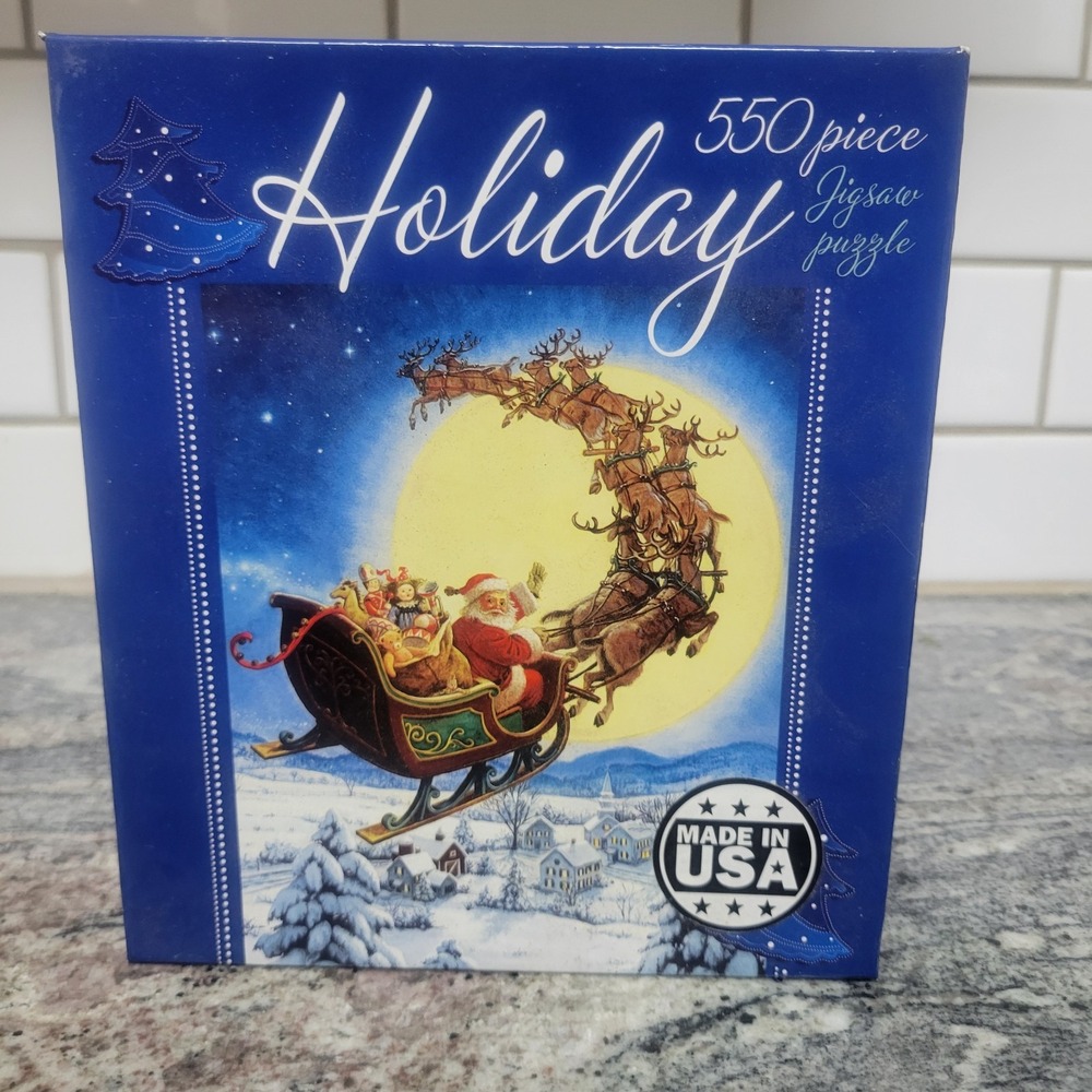 "Merry Christmas to All" 550 Piece Jigsaw Puzzle‎ (18" x 24" Ceaco)
